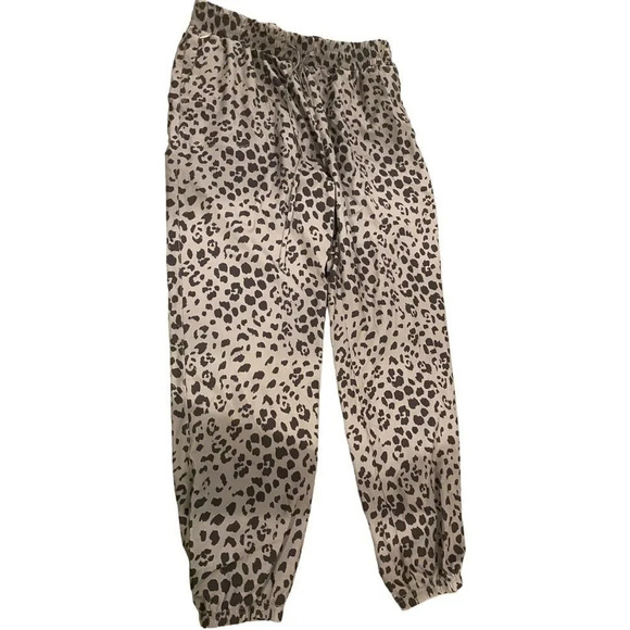 Zac & Rachel Pants - Zac & Rachel Womens Active Pants sz S Gray Leopard Print Lightweight Jogger